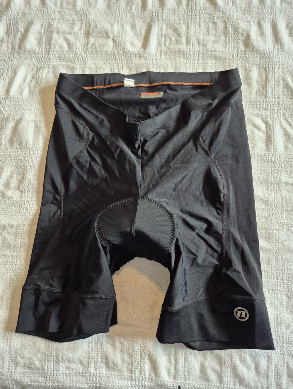 Novara men's XL black padded cycling shorts VGUC no fade jet black